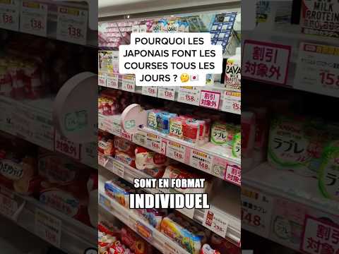 Pourquoi les japonais font les courses tous les jours ?