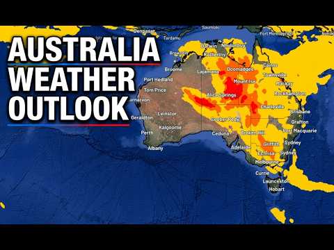 Oz: Downpours, T-Storms, Dry zones; 8 days weather