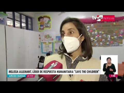 Save The Children llegó a colegio de Los Olivos para atender necesidades de niñez migrante