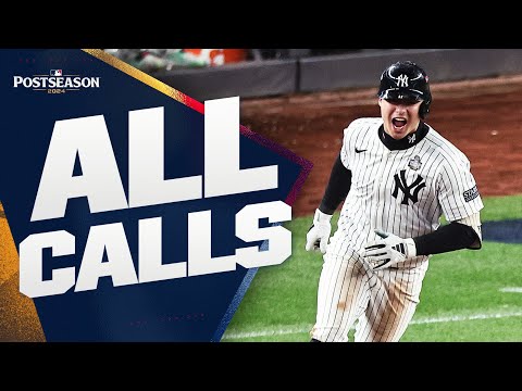 ALL THE CALLS for Anthony Volpe’s GRAND SLAM in Game 4 of the World Series!