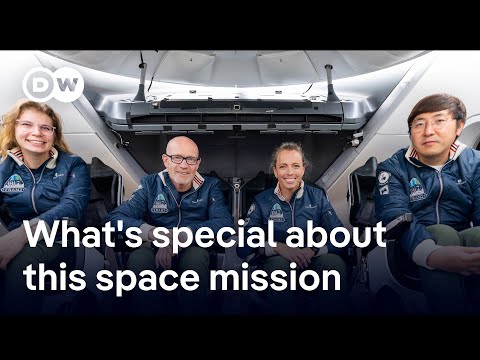 Space mission by crypto billionaire on first human flight over the Earth's polar regions | DW News
