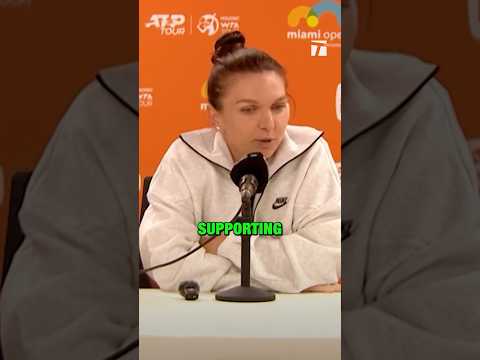 Halep is BACK after her ban 🎾 #simonahalep #miamiopen