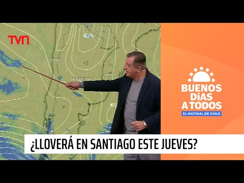 ¿Lloverá en Santiago durante la tarde de este jueves?