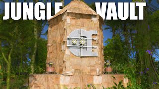 YouTube thumbnail for Blazed's video titled 'i built a hidden jungle vault...'