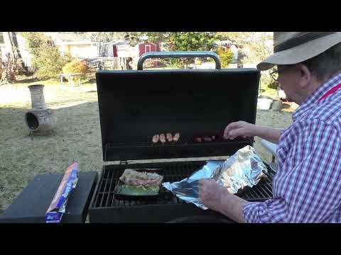 GRILLED RIBEYES AND ONIONIZED PORK RIBS