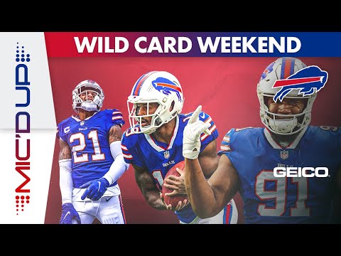Jordan Poyer, Ed Oliver and Isaiah McKenzie Mic'd Up for Super Wild Card Weekend | Buffalo Bills video clip