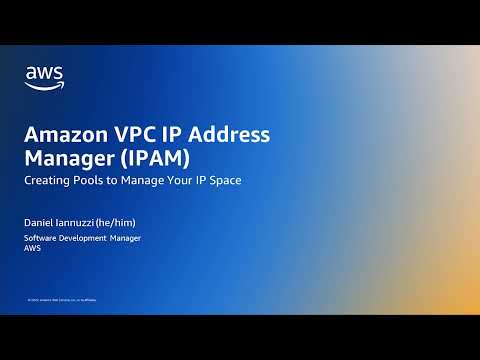Amazon VPC IP Address Manager | Creating Pools to Manage Your IP Space | Amazon Web Services