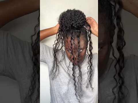 Let’s add some curls to my locs! ❤️#microlocs #locs #hairtutorial