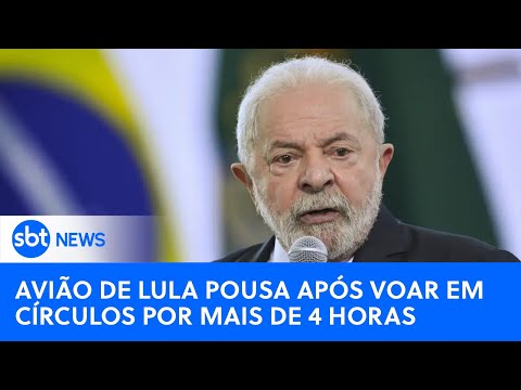 SBT News na TV: Lula embarca para o Brasil após problema em avião no México