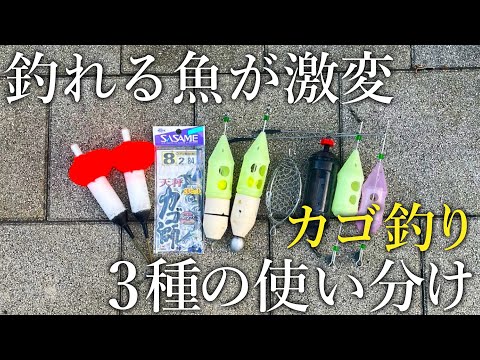 デカアジや大物まで釣れる！知っておきたい3種のカゴ釣り［遠投・ライト・足元］タックルと仕掛けを解説