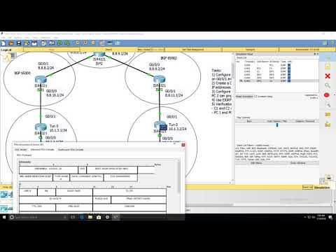 Cisco CCNA Packet Tracer Ultimate labs: GRE Tunneling. Answers Part 3
