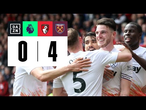 Bournemouth vs West Ham (0-4) | Resumen y goles | Highlights Premier League