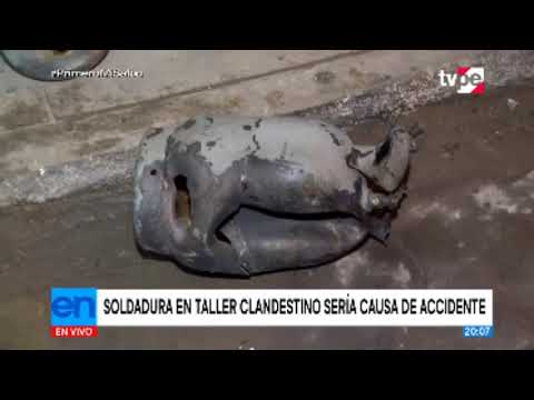 Breña: Explosión de balón de gas deja dos muertos y cuatro heridos
