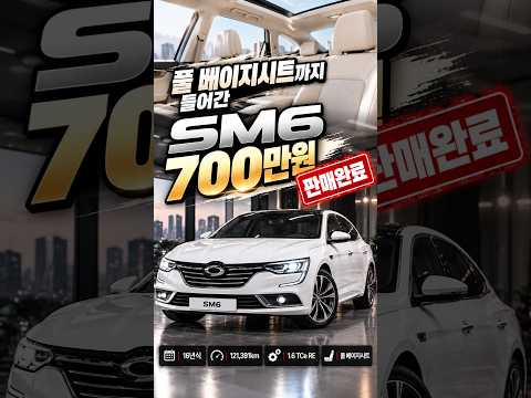 풀 베이지시트까지 들어간 SM6 700만원 판매완료