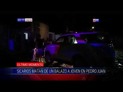 Sicarios asesinan a joven en Pedro Juan Caballero