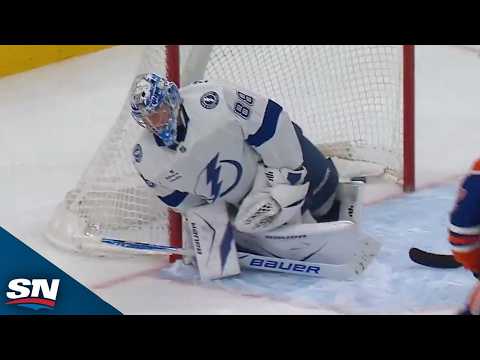 Strangest First Goal Ever? Oilers Josh Samanski Gets Credit For A Bad Bounce