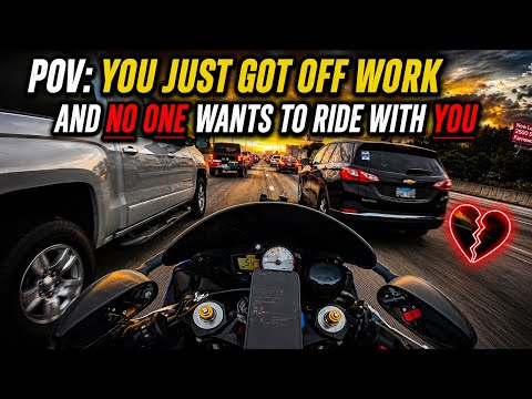POV: YOU JUST GOT OFF WORK & NO ONE WANTS TO RIDE WITH YOU ! #amaxri #viral #bikelife #motorcycle