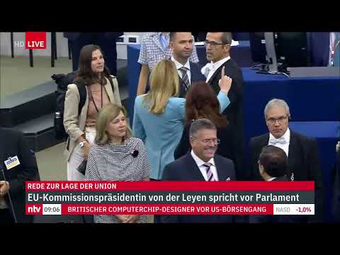LIVE: Kommissionspräsidentin von der Leyen hält Rede zur Lage der EU
