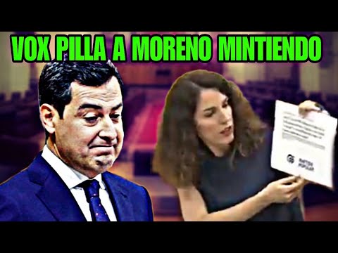 DIPUTADA DE VOX PILLA AL PP DE JUANMA MORENO MINTIENDO