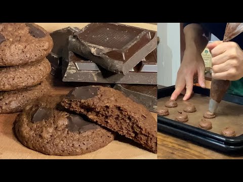 バレンタインに大量生産 チョコレートクッキーの作り方 マチの洋菓子工房 Chocolate Cookies Recipe