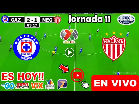 Cruz Azul vs. Necaxa en vivo, donde ver, a que hora juega Cruz Azul vs. Necaxa Apertura 2024 Liga MX