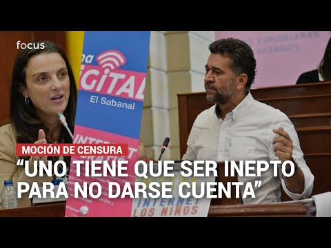 El regaño de León Fredy Muñoz a Karen Abudinen en moción de censura