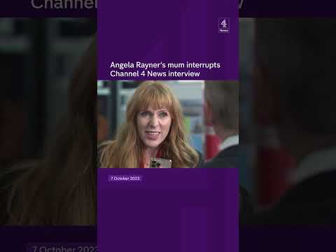 Angela Rayner’s mum interrupts Channel 4 News interview