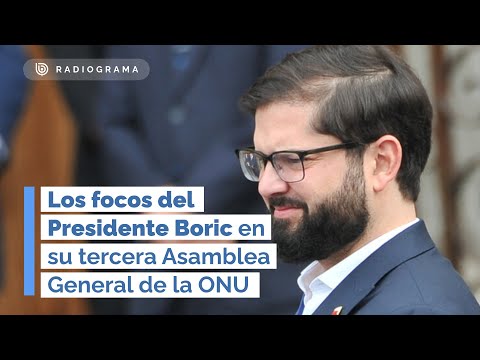 Los focos del Presidente Boric en su tercera Asamblea General de la ONU