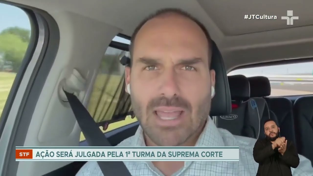 Ministro Alexandre de Moraes manda citar Eduardo Bolsonaro por edital