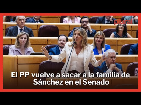 Alicia García (PP) vuelve a sacar a la familia de Sánchez en la sesión de control en el Senado