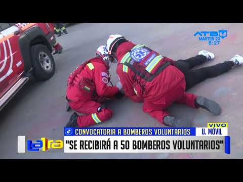 Director Nacional de Bomberos informa sobre apertura de convocatoria para nuevos voluntarios