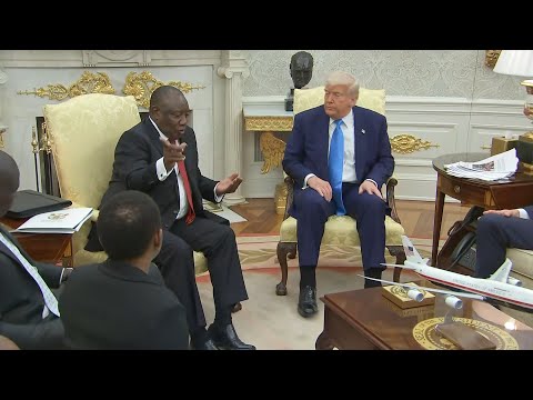 Ramaphosa denies South Africa allows land to be taken from white farmers | AFP