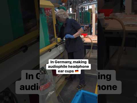 Making #HD800S audiophile headphone ear cups in Germany.