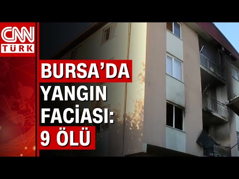 Bursa'daki yangın faciasında 1 anne, 6 çocuğu ve 2 yeğeni hayatını kaybetti !