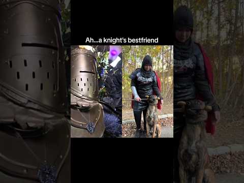 🐾🐕🐶 #kingemiliothearmoredone #kingemilio #medieval #fantasy #knight #knights #larp #dnd #armor