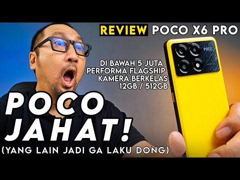 LUPAKAN POCO F5? REVIEW POCO X6 Pro 5G: HP 4 Jutaan TERKENCANG Terbaik 2024?