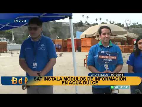 Infoplaya: SAT instala módulos de información en playa Agua Dulce