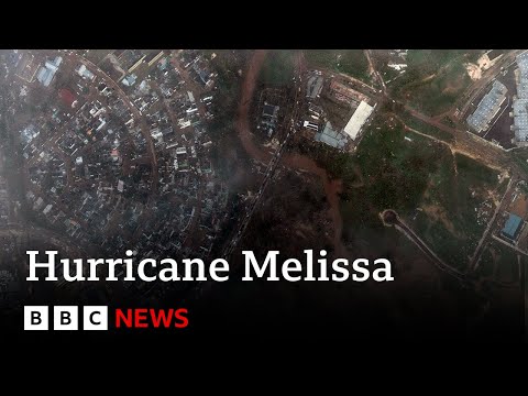 Satellite images reveal hurricane destruction in Jamaica’s towns | BBC News