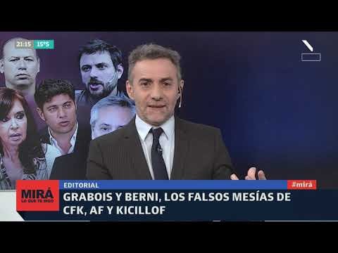 Luis Majul: Juan Grabois y Sergio Berni, los falsos mesías de CFK, Alberto Fernández y Axel Kicillof