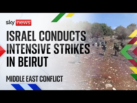 Israel conducts intensive round of strikes against Hezbollah in Lebanon | Israel-Hezbollah conflict