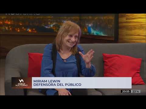 Miriam Lewin, Defensora del Público, en Vuelo Nocturno-Redacción Abierta