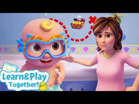 Belly Button Bath Song | Cocomelon 🍉 | Kids Learning Songs! |  Sing Along Nursery Rhymes 🎶