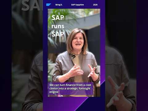 Livia Vuznakova w/ SAP runs SAP at SAP Sapphire
