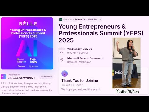 YEPS 2025 (Seattle Tech Week)  Nailedit.live - Search it. Match it. Book it. Nailed it