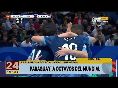 Paraguay a octavos del Mundial Futsal FIFA