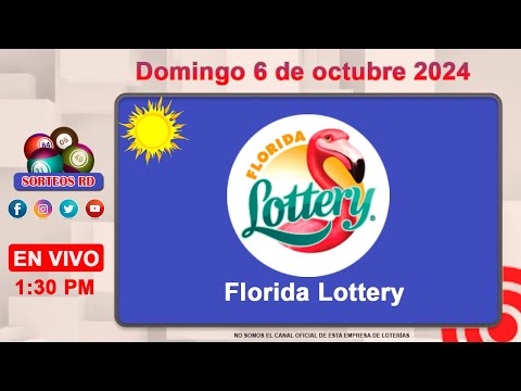 Florida Lottery EN VIVO ?Domingo 6 de octubre 2024  / 1:30PM