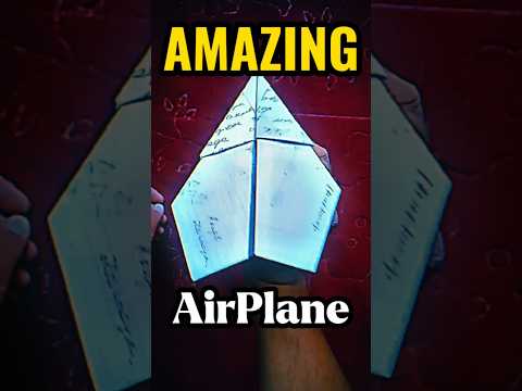 Amazing Paper Airplane Tutorial ✈️ | Fly Far & Fast in Seconds!