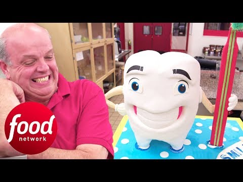 A Smiley Tooth Cake Made By The People Who Keep Dentists In Business | Cake Boss