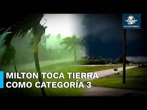 Impacto del huracán Milton deja a cientos de miles sin luz en Florida