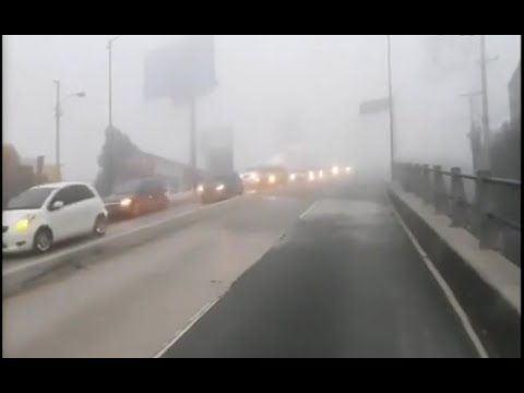 Precaución por densa neblina en Mixco